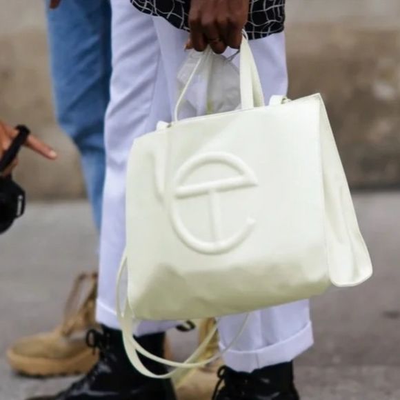 *NWT* TELFAR Large Vegan Celeb "Bushwick Birkin" New Color Glue SOLD OUT RETAIL - Picture 9 of 10